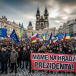 Manifestation Massive à Prague pour Soutenir Petr Pavel