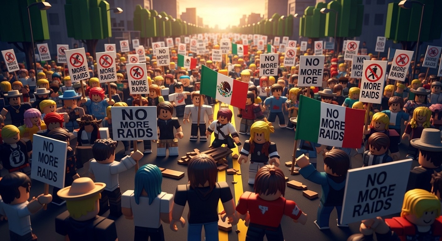 Découvrez comment des adolescents détournent Roblox pour protester contre la police d'immigration américaine. Une nouvelle forme d'activisme qui mêle gaming et engagement citoyen, révélatrice des préoccupations de la jeunesse.