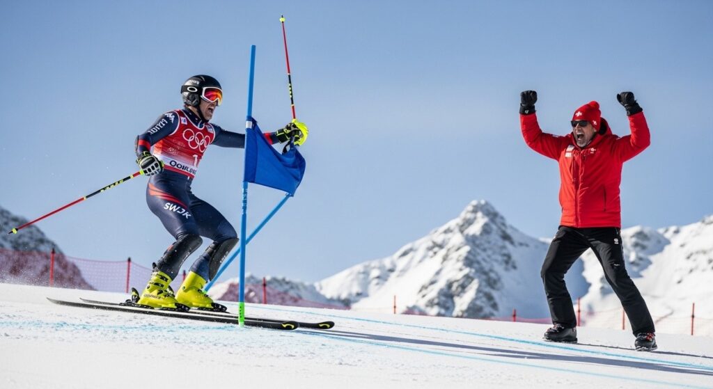 Manque de Fair-Play au Slalom Olympique 2026 : La Joie Suisse qui Fâche