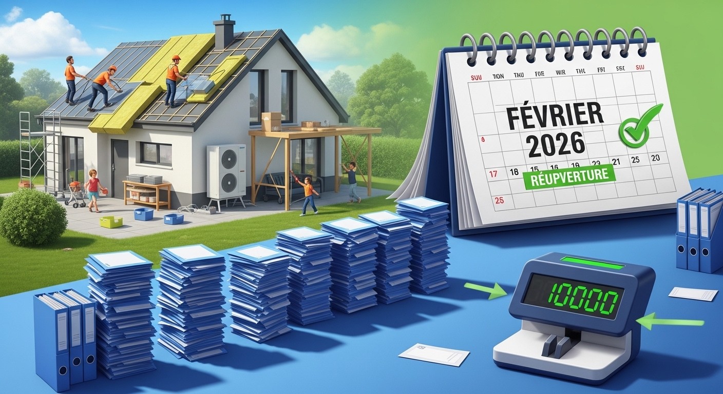 MaPrimeRénov’ rouvre enfin en février 2026 après la suspension budgétaire. Découvrez les délais, les 83000 dossiers en attente et comment préparer votre demande d’aide rénovation énergétique efficacement.