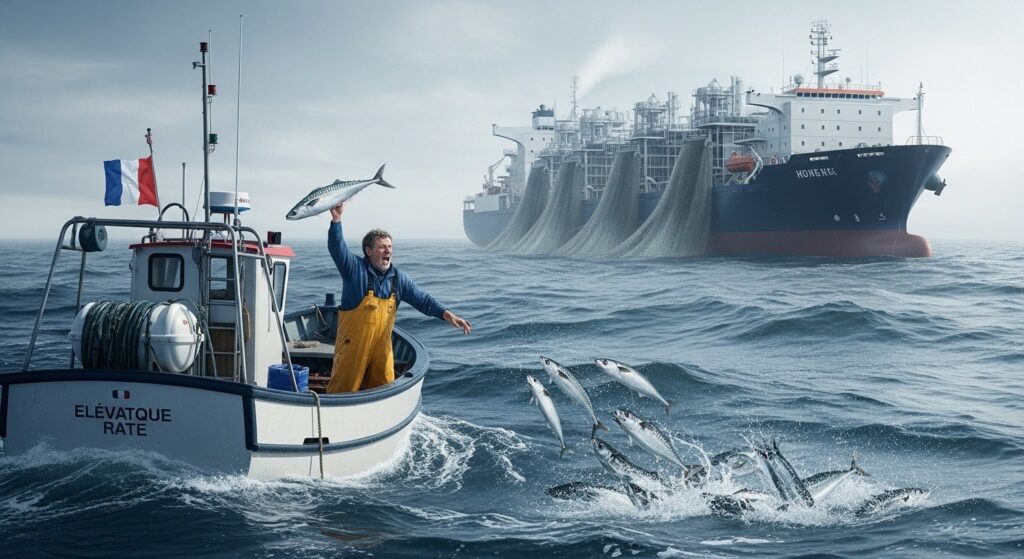 Maquereau en Péril : Conflit entre Petits et Gros Navires