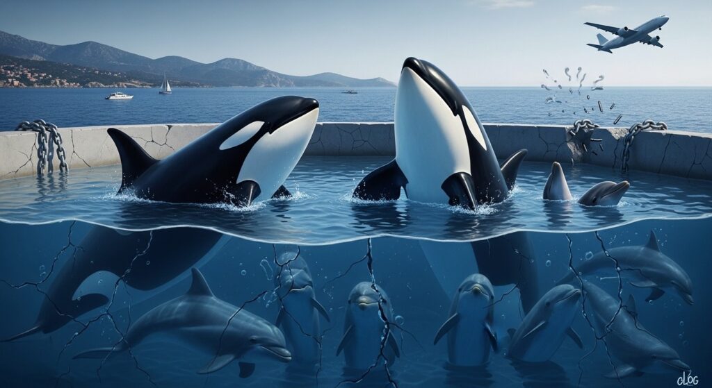 Marineland Antibes : Transfert Dauphins Beauval et Orques Espagne