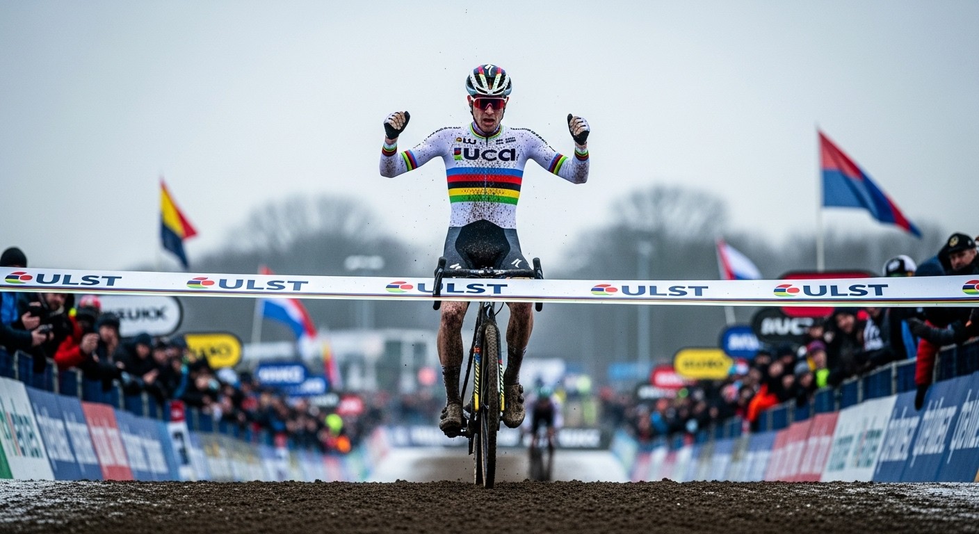 Découvrez comment Mathieu van der Poel a écrasé les Mondiaux de cyclo-cross 2026 à Hulst pour décrocher un inédit 8e titre mondial. Un exploit qui marque l'histoire du sport !