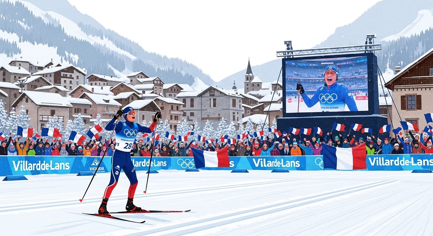 Découvrez comment les trois médailles d'argent de Mathis Desloges aux JO 2026 enflamment Villard-de-Lans. Fans, vocations naissantes et ambiance électrique malgré la malchance au team sprint : un village en transe !