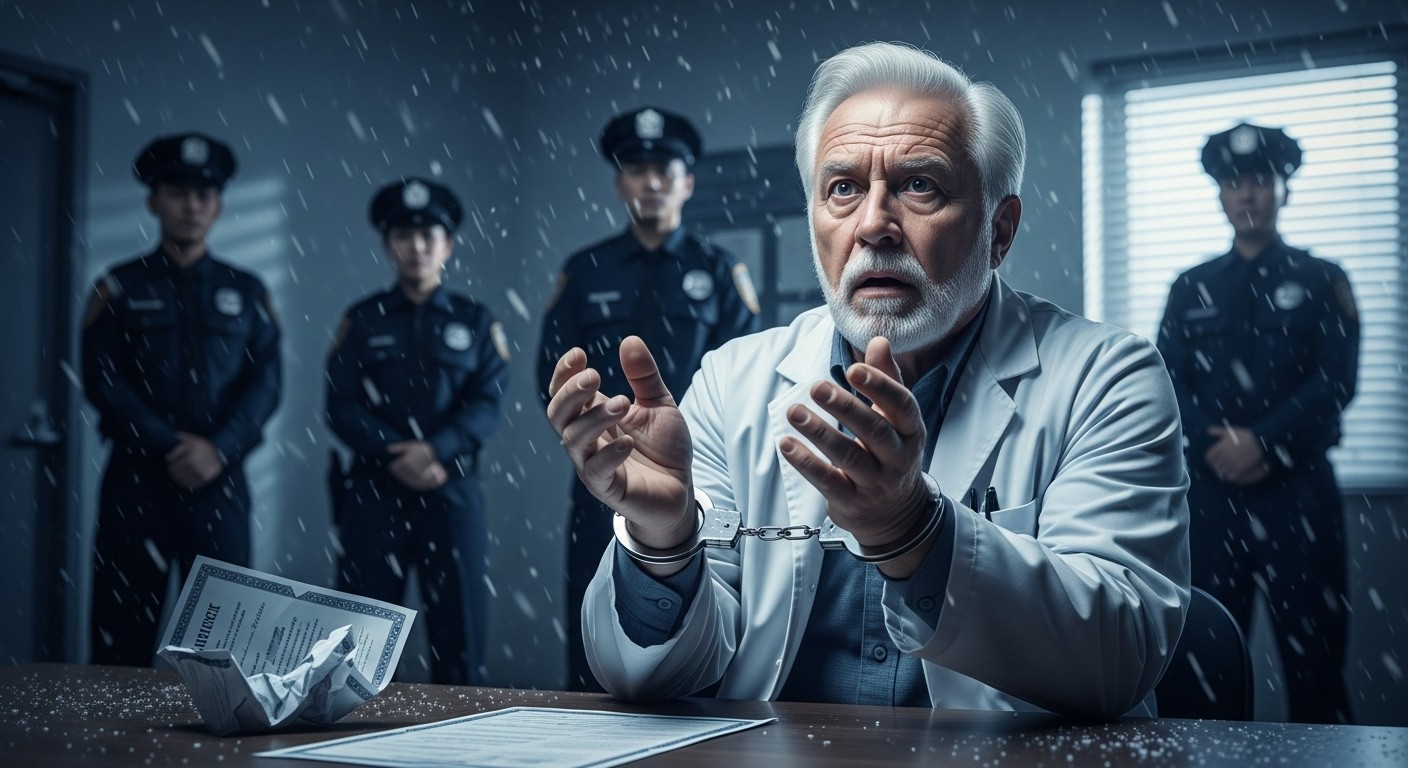 Découvrez l'histoire choquante d'un médecin généraliste de 79 ans placé 24h en garde à vue après avoir refusé une réquisition pour un certificat de décès. Un cas qui révèle des tensions profondes entre soignants et autorités.