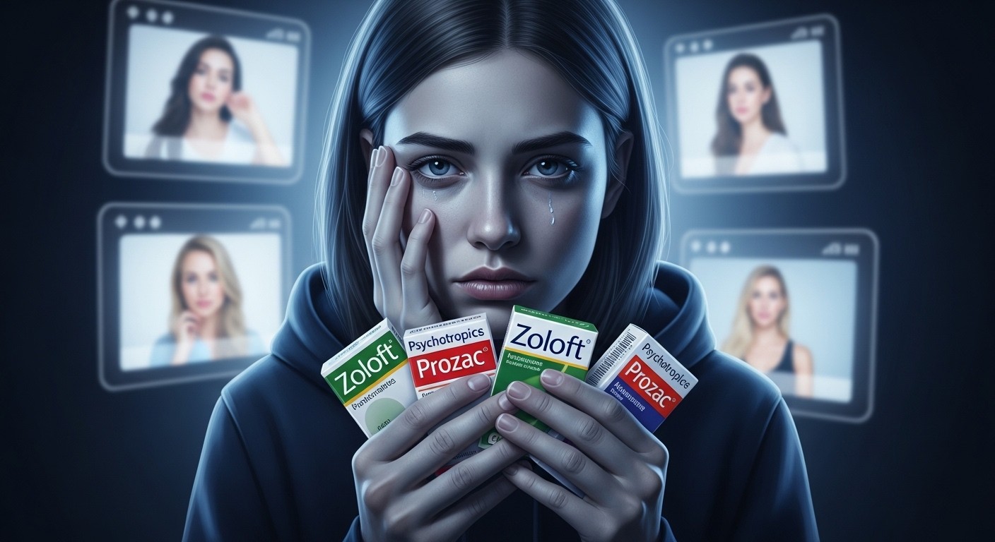 Les prescriptions d'antidépresseurs comme Zoloft, Prozac et antipsychotiques explosent en France, surtout chez les jeunes femmes. Découvrez les causes et implications de cette hausse alarmante.