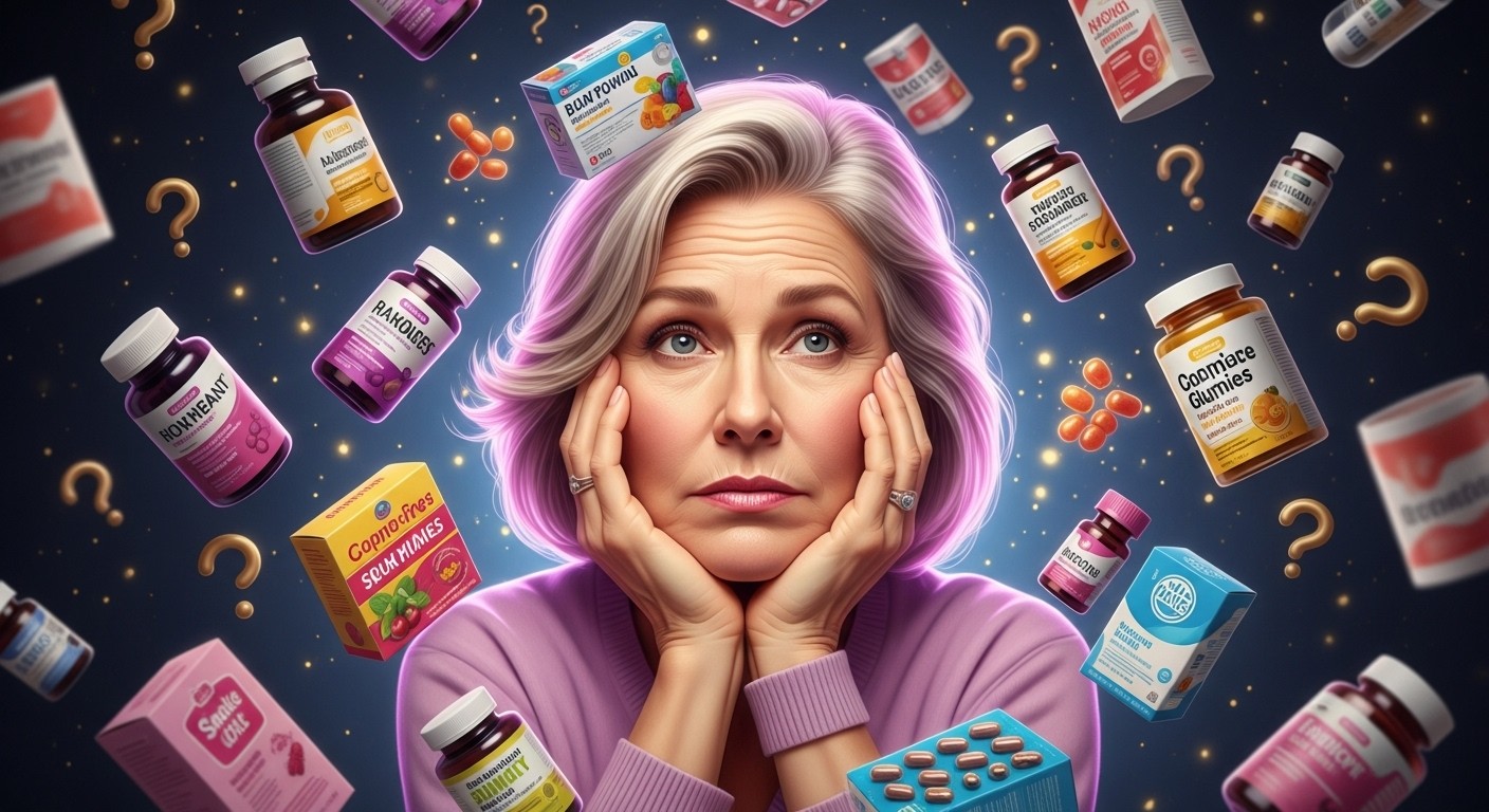 La ménopause n'est plus taboue et le marché des compléments alimentaires explose. Mais ces produits chers sont-ils vraiment efficaces ou juste de la poudre aux yeux ? Décryptage complet.