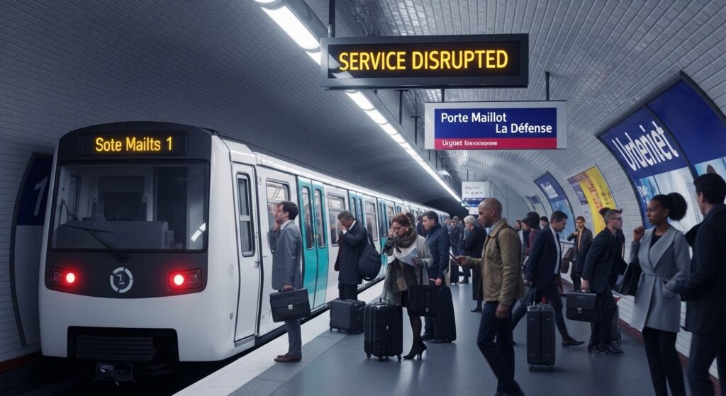 Métro Ligne 1 Paris : Interruption Résolue Après 5 Heures de Chaos
