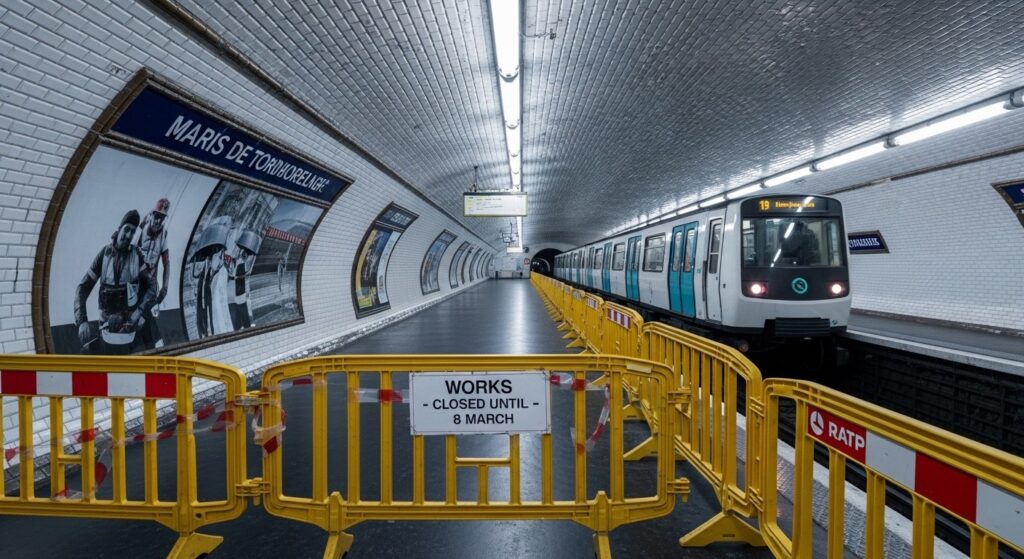 Métro Paris : Ligne 7bis Fermée 2 Semaines Travaux