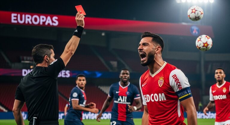 Monaco-PSG : L&rsquo;Exclusion qui a Tout Fait Basculer en Ligue des Champions