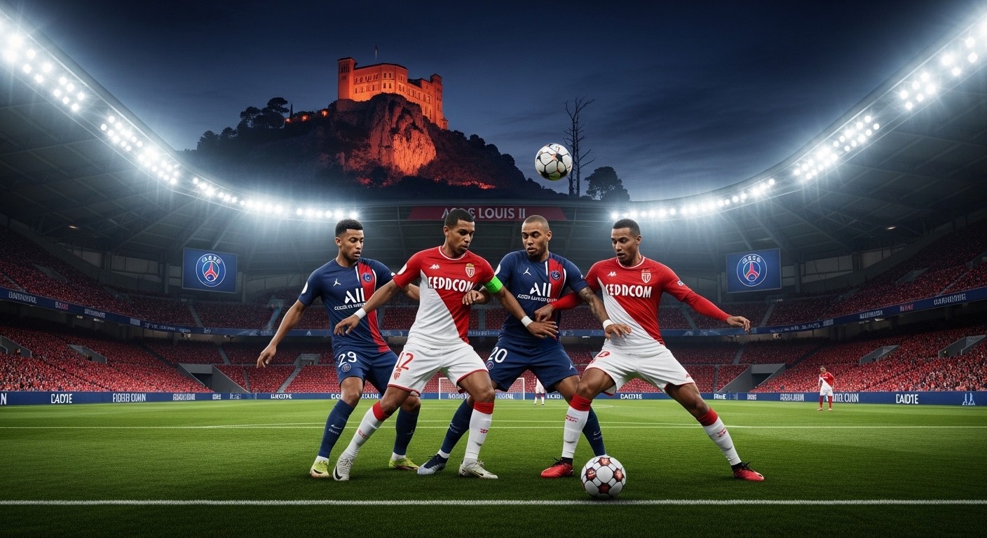 Monaco défie le PSG tenant du titre en barrage aller de Ligue des champions ce mardi au Stade Louis-II. Favori sur le papier, Paris arrive sous pression après une défaite récente. Analyse tactique, clés du match et suspense total.