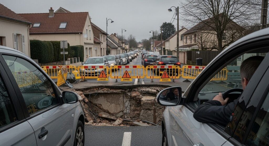 Montataire : Un An de Bouchons Après Éboulements Allée Marronniers