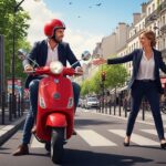 Municipales 2026 Colombes : Ralliement Surprise Vespa Rouge