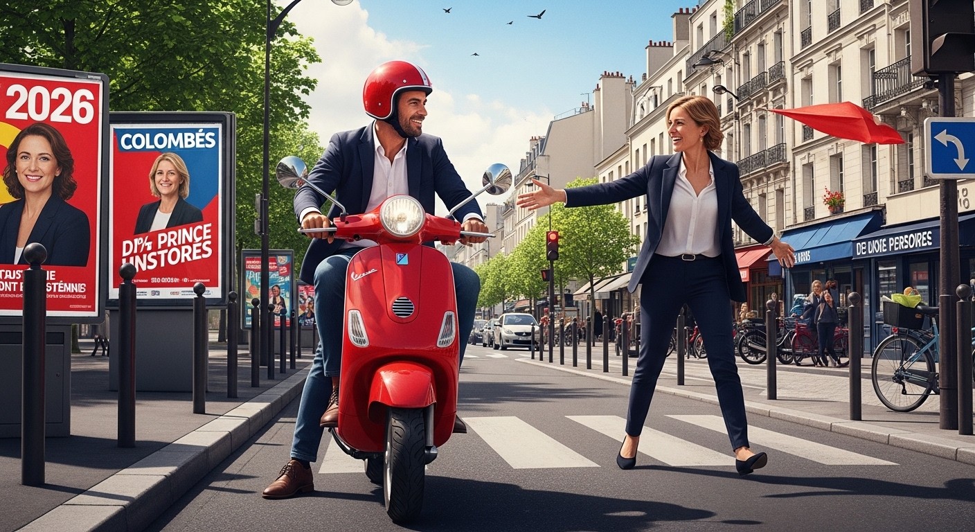 Découvrez comment l'homme à la Vespa rouge, figure locale emblématique de Colombes, renonce à sa candidature et rejoint Nadia Frontigny pour les municipales 2026. Un tournant majeur face au maire sortant.