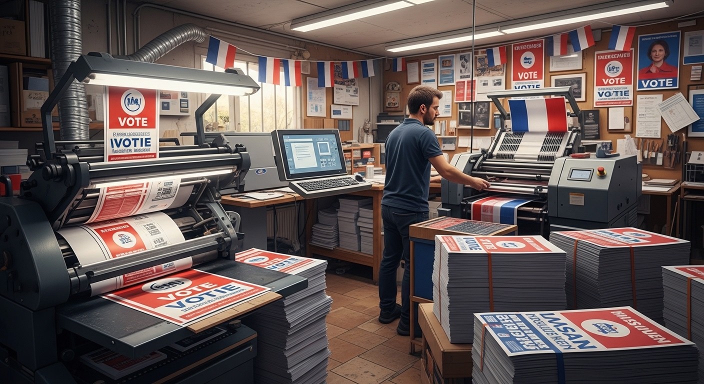 À l'approche des élections municipales 2026, découvrez comment les imprimeurs des Yvelines tournent à plein régime pour tracts, affiches et flyers. Un rush intense qui révèle les coulisses de la démocratie locale.