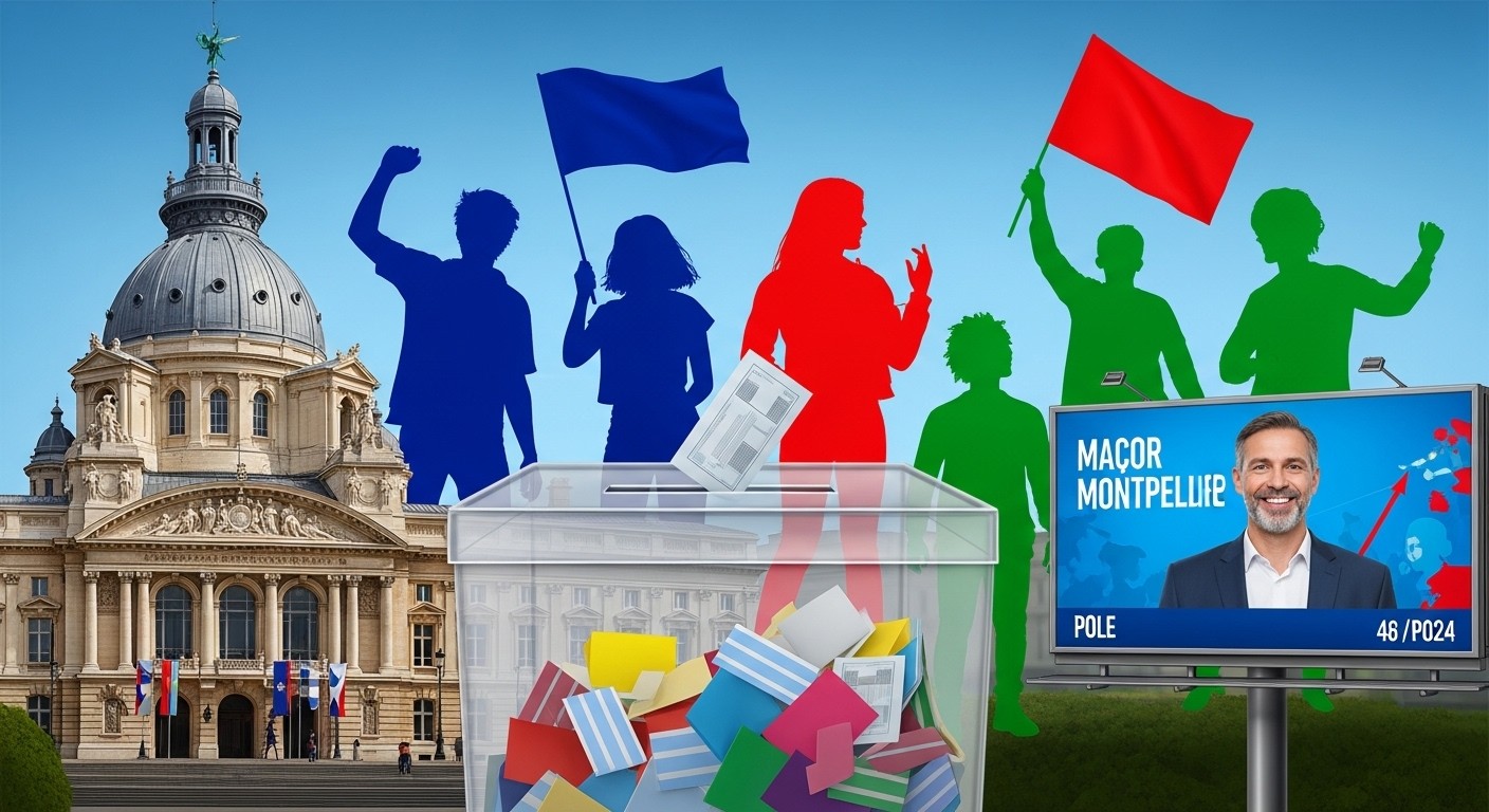 Sondage choc pour les municipales 2026 à Montpellier : Delafosse domine largement, mais Gaillard et Oziol se disputent le second tour. Analyse complète des enjeux.