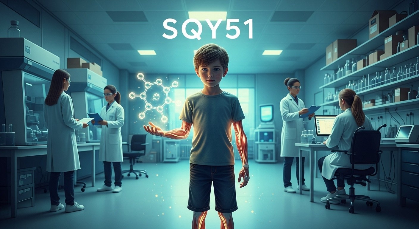 Découvrez comment une biotech des Yvelines développe SQY51, un traitement prometteur contre la myopathie de Duchenne. Un essai clinique en cours pourrait changer la vie de milliers d'enfants malades.