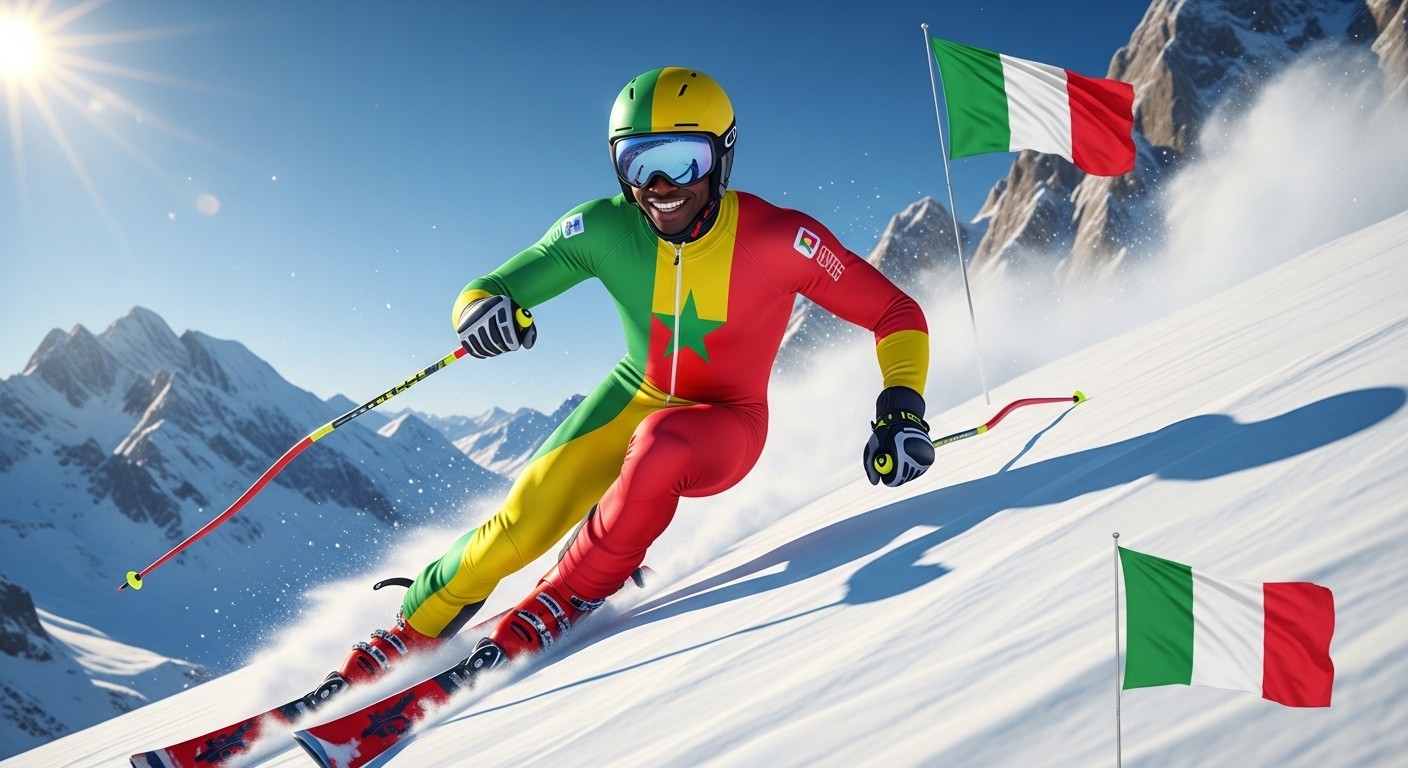 Découvrez Nathan Tchibozo, le skieur de 21 ans qui marque l'histoire en devenant le premier Béninois aux Jeux olympiques d'hiver de Milan-Cortina 2026. Un parcours inspirant !