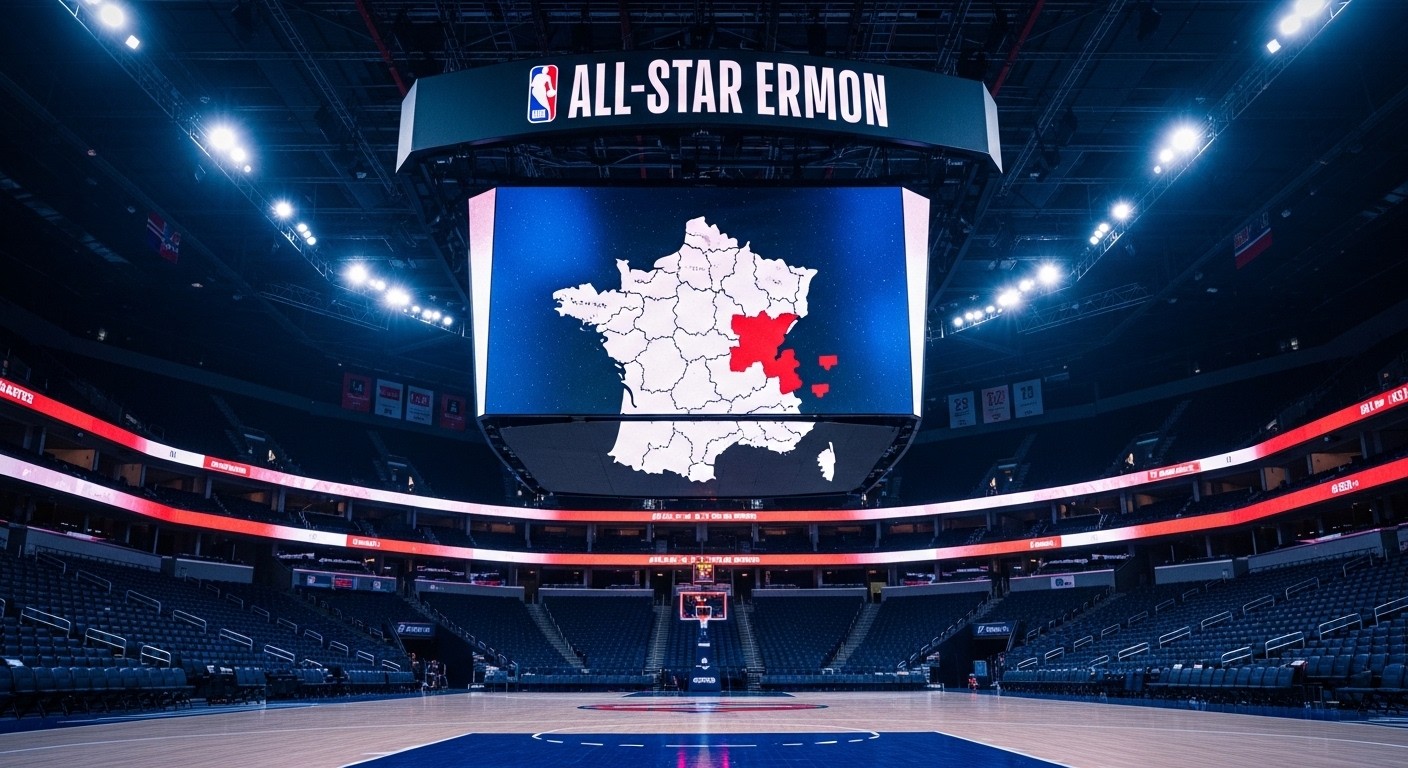 Lors du All Star Game NBA 2026, une carte de France tronquée sans Alsace ni Lorraine apparaît pour présenter Victor Wembanyama. Une bourde amusante qui a fait réagir jusqu'au sommet de l'État !