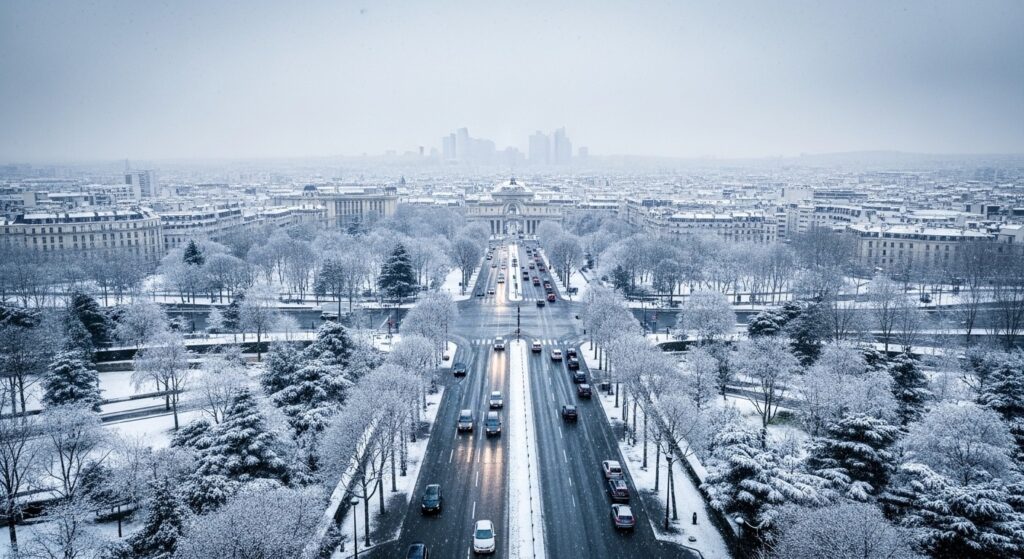 Neige et Verglas en Île-de-France : Vigilance Orange ce Dimanche