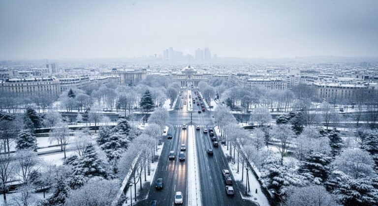 Neige et Verglas en Île-de-France : Vigilance Orange ce Dimanche