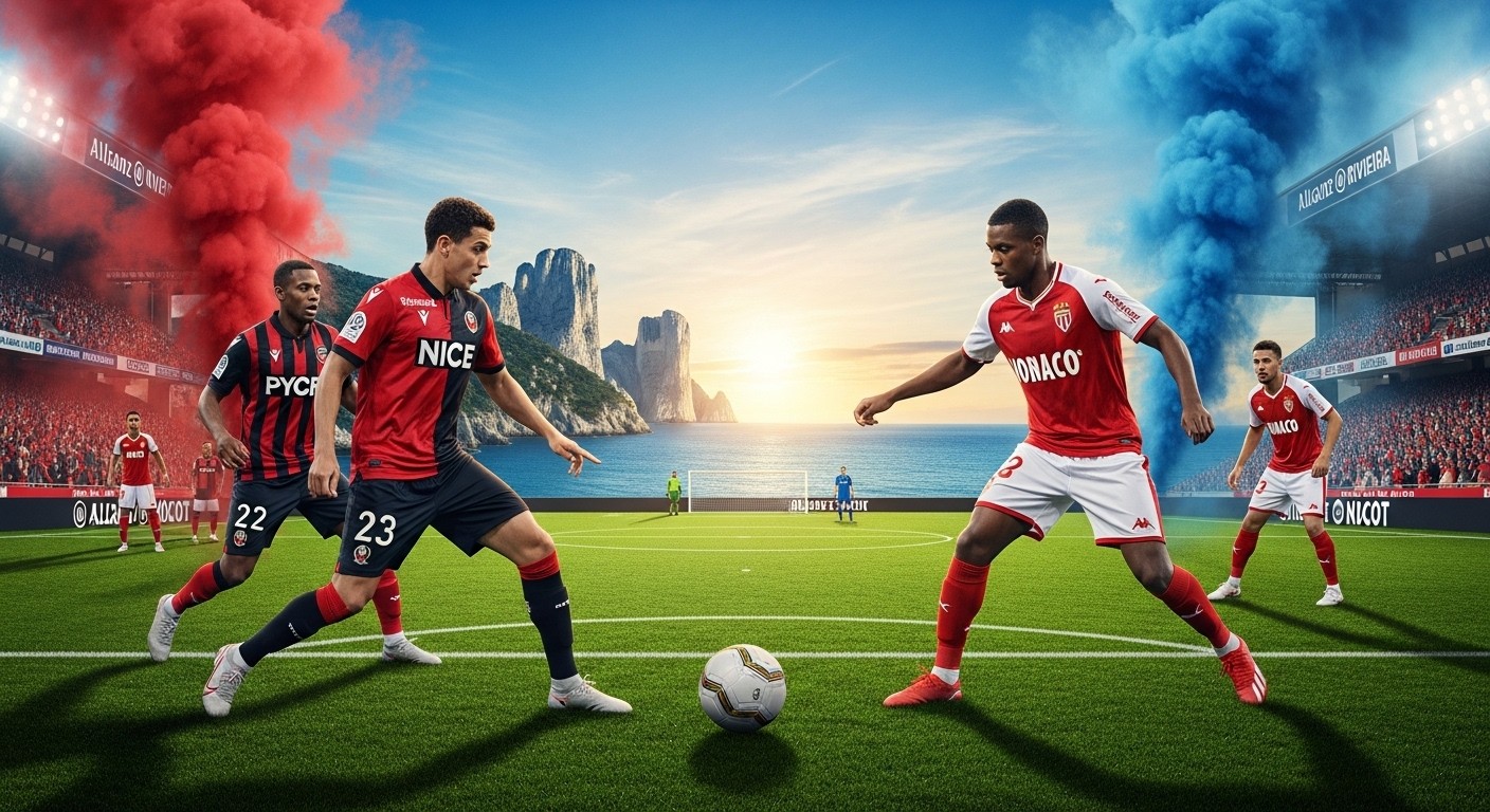 Découvrez l'heure exacte, la chaîne TV et toutes les infos pour suivre Nice-Monaco ce dimanche 8 février 2026 en 21e journée de Ligue 1. Derby tendu à ne pas manquer !