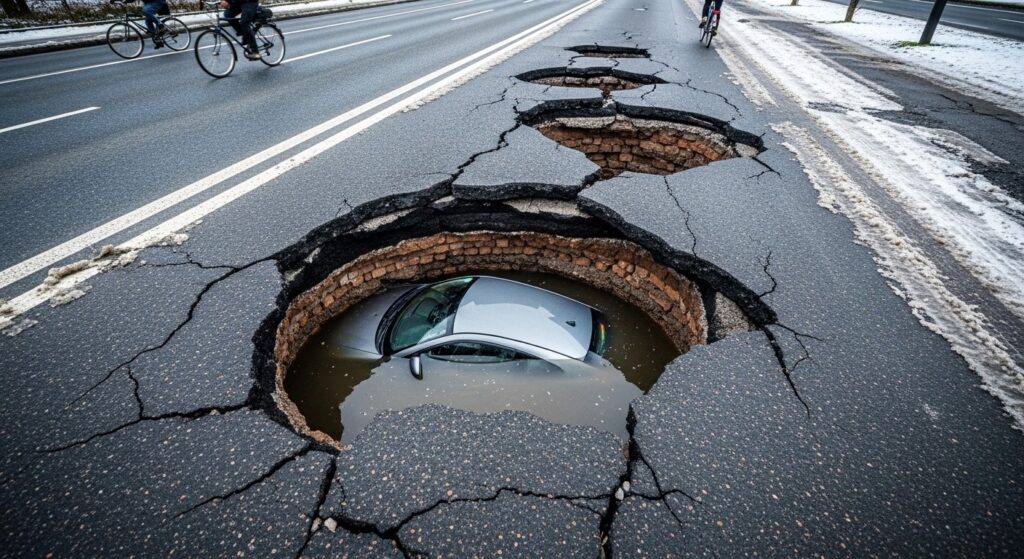 Nids-de-Poule en Île-de-France : Pourquoi Ça Va Empirer en 2026