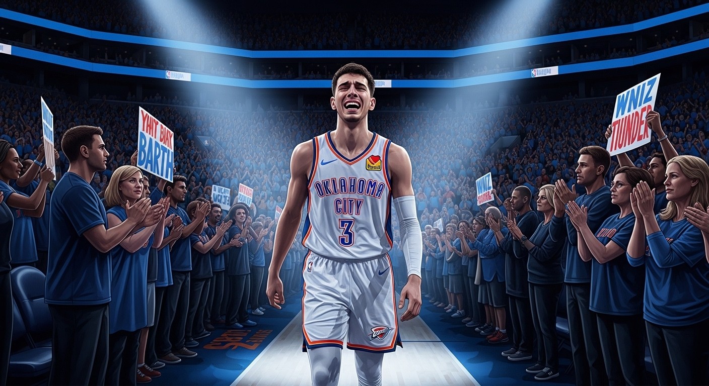 Découvrez l'incroyable retour de Nikola Topić en NBA avec le Thunder après 19 mois d'attente, une grave blessure et un combat victorieux contre un cancer. Une standing ovation inoubliable !