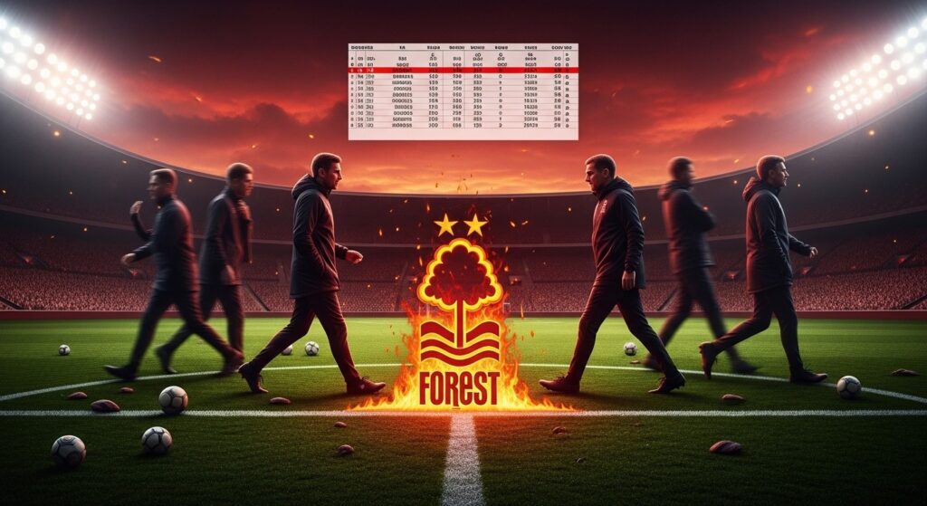 Nottingham Forest : 4e Entraîneur en une Saison