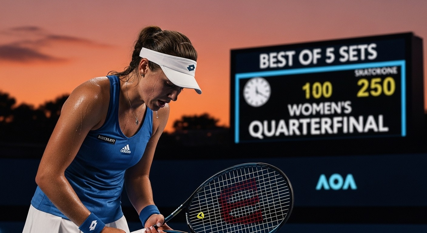 L’Open d’Australie envisage des matchs féminins en trois sets gagnants à partir des quarts dès 2027. Une révolution dans le tennis féminin ? Décryptage complet des enjeux et débats.