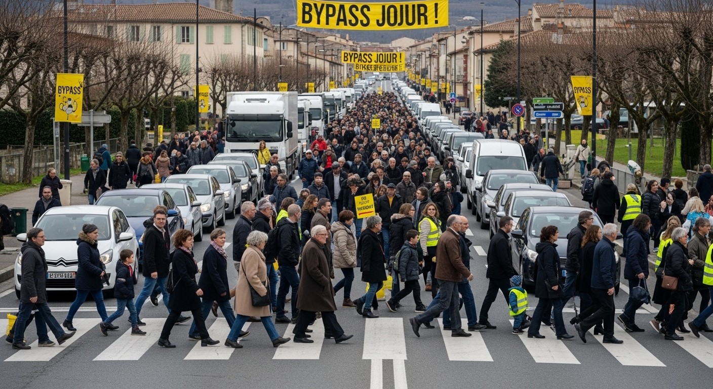 À Revel en Haute-Garonne, habitants et collectif lancent une opération "canard" originale pour exiger le contournement et stopper le trafic infernal des poids lourds. Décryptage d'une mobilisation citoyenne qui interpelle.