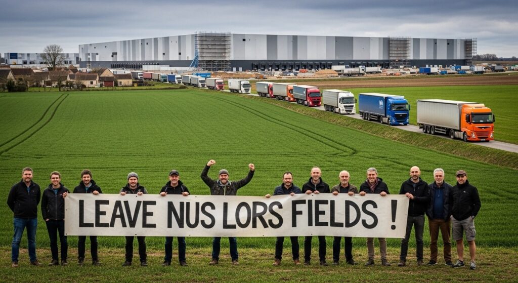Opposition Village Oise Entrepôt Géant Action Seveso
