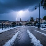 Orage Diluvien à Antibes : Inondations et Grêle sur la Côte d&rsquo;Azur