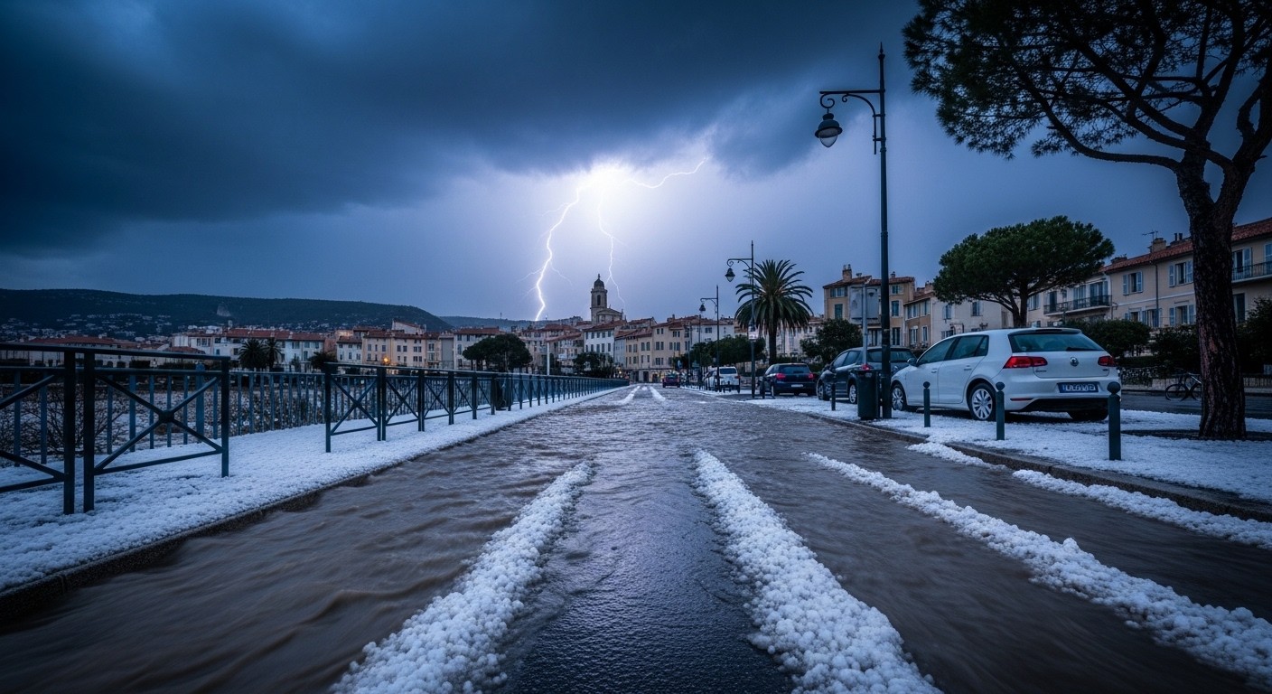 Découvrez comment un orage violent a submergé Antibes en février 2026 avec des inondations massives et des rues recouvertes de grêle. Témoignages et conséquences d'un déluge exceptionnel sur la Côte d'Azur.