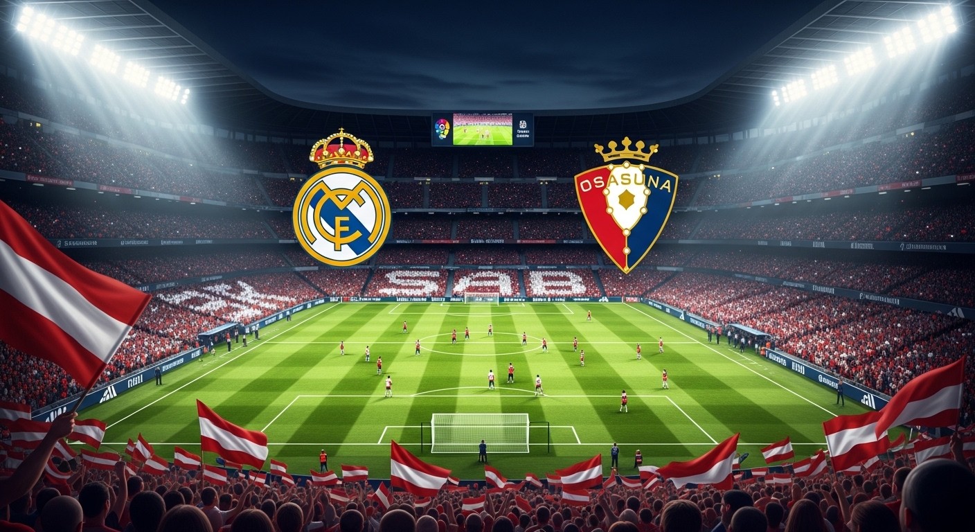 Découvrez l'heure exacte et la chaîne TV pour voir Osasuna contre Real Madrid en 25e journée de Liga ce 21 février 2026. Diffusion beIN Sports, enjeux et clés du match !
