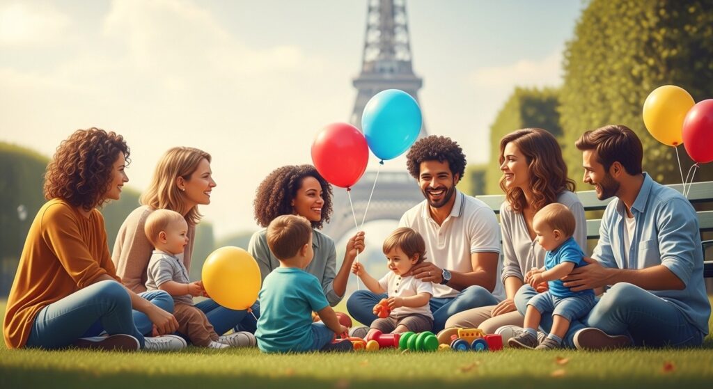 Parentalié à Paris : quand les enfants créent des amitiés durables