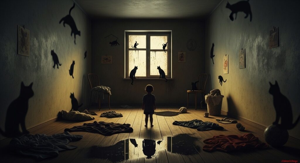 Parents Condamnés : Enfant de 3 Ans Vit Parmi 26 Chats et Déjections