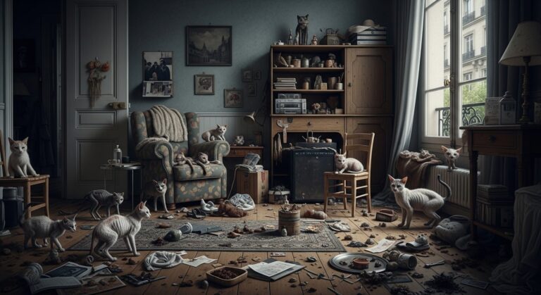 Paris : 104 Chats Entassés dans un Appartement Insalubre