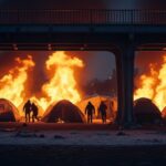 Paris 19e : Deux Incendies Suspects dans un Camp de Migrants