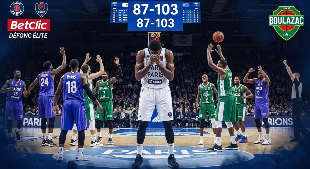 Paris Basketball : Défaite Choc Face à Boulazac