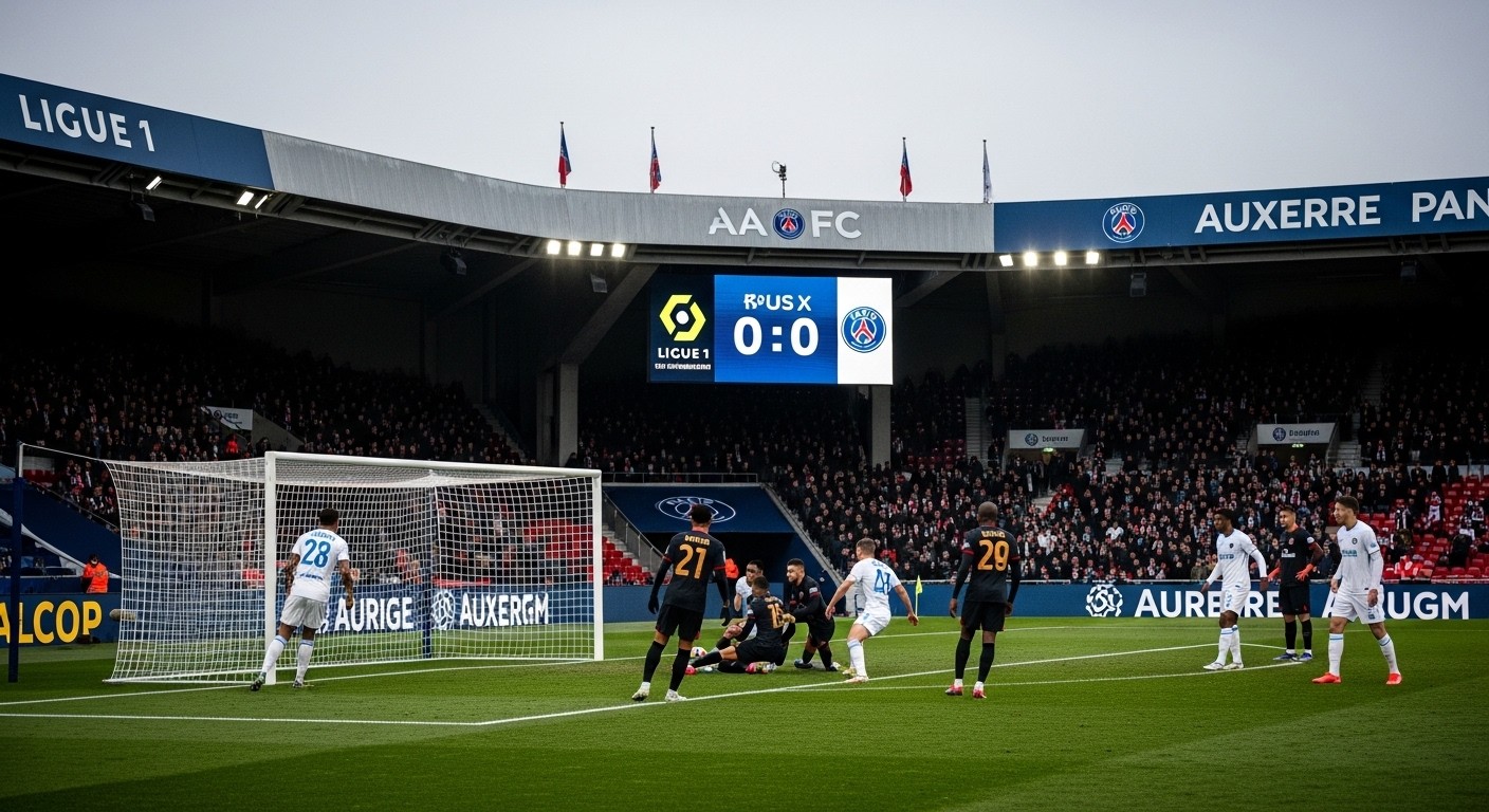 Le Paris FC ramène un nul précieux d'Auxerre (0-0) en Ligue 1. Découvrez comment le promu consolide son maintien avec une série sans défaite et huit points d'avance sur les barrages.