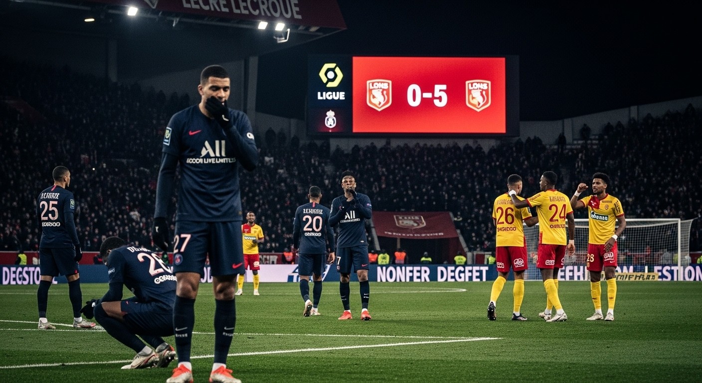 Découvrez pourquoi le Paris FC a sombré face à Lens (0-5) et les dangers pour son maintien en Ligue 1 malgré une marge. Réaction, analyse et perspectives.