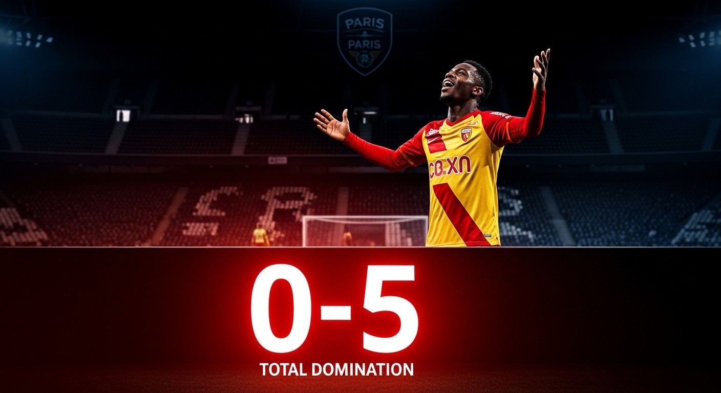 Découvrez comment Lens a écrasé Paris FC 0-5 en Ligue 1 le 14 février 2026, reprenant la tête du classement devant le PSG grâce à une démonstration offensive implacable. Analyse complète du match.