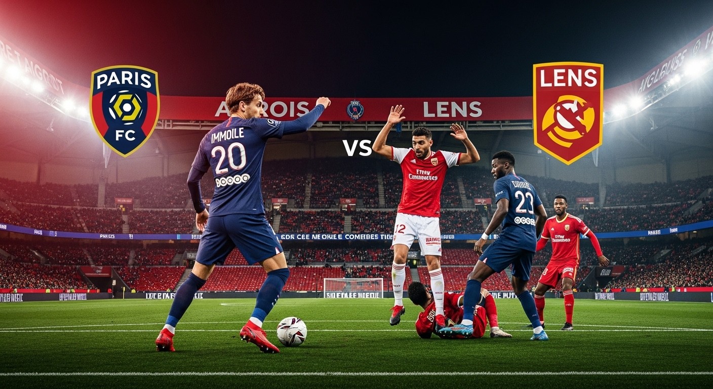Avant Paris FC - Lens en Ligue 1, découvrez le retour de Lees-Melou, l'intégration d'Immobile et les clés tactiques du promu face au dauphin ambitieux. Analyse complète !