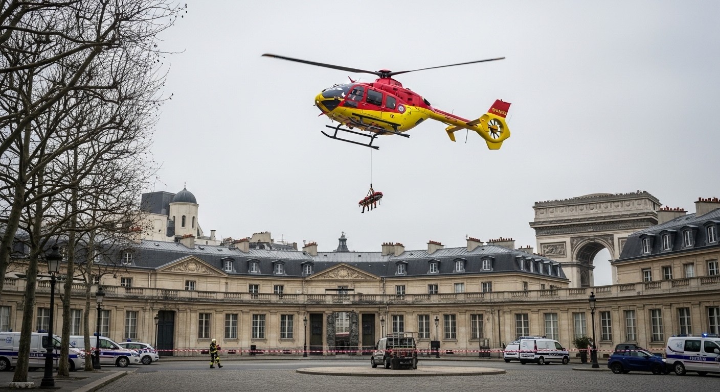 Ce vendredi matin, un hélicoptère a survolé l’Arc de Triomphe et la place de l’Étoile a été fermée. Découvrez l’incroyable intervention des pompiers pour sauver un jeune homme en arrêt cardiorespiratoire.