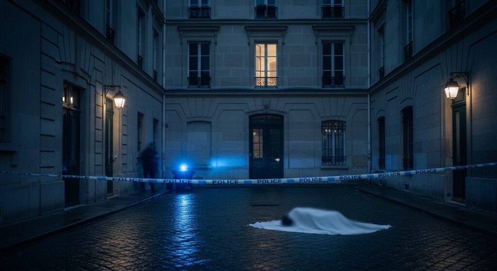 Paris : Homme Chute Mortelle en Fuyant Police