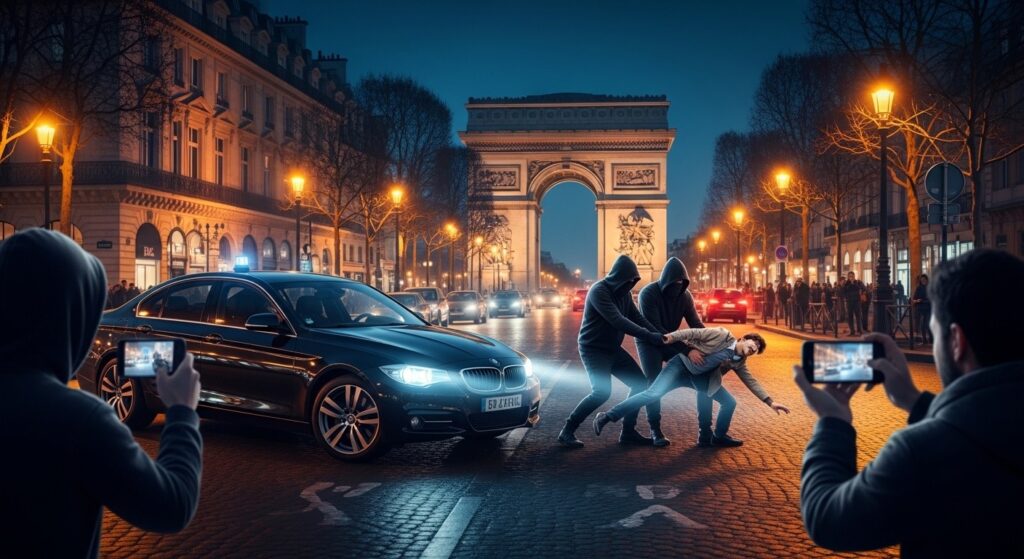 Paris : Quand un faux enlèvement sème la panique en pleine rue