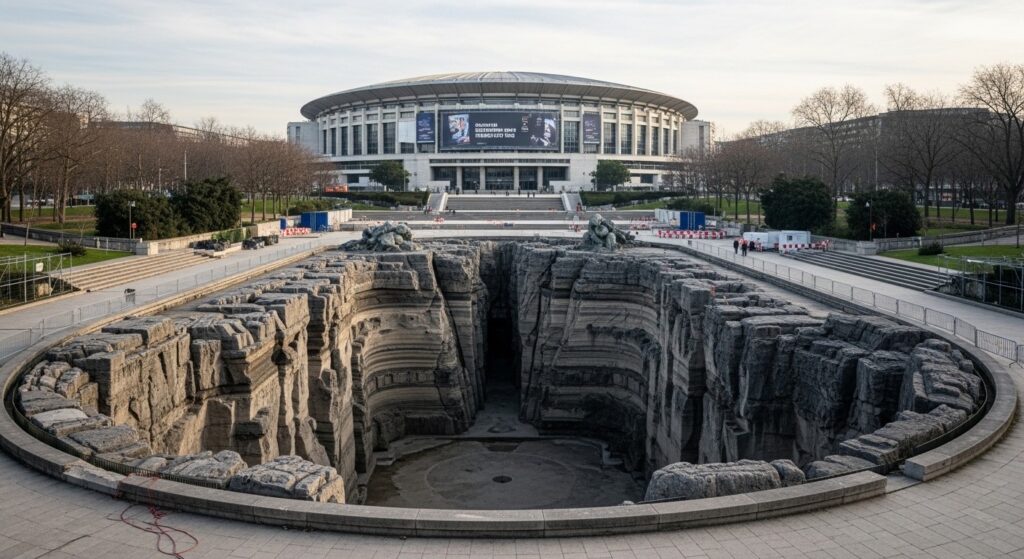 Paris Restaure la Géante Fontaine Canyoneaustrate de Bercy