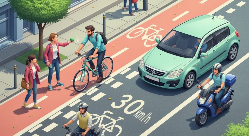 Partage de la Route : Vers une Coexistence Apaisée entre Cyclistes et Automobilistes ?