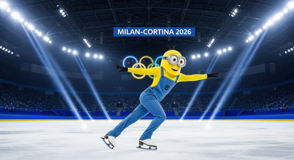 Patineur Espagnol Autorisé Musique Minions JO 2026